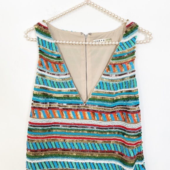 Alice + Olivia Venetia Embellished Dress - Picture 6 of 9